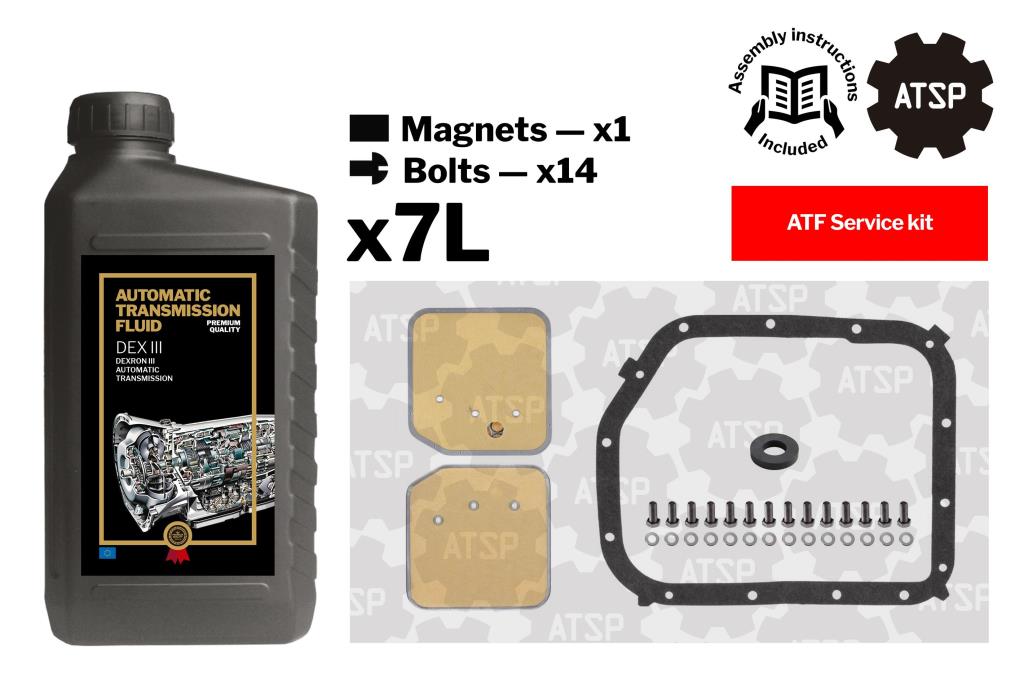 TC MATIC Kit de vidange, boîte automatique pour JEEP: Grand Cherokee (Ref: 105.102.0004)